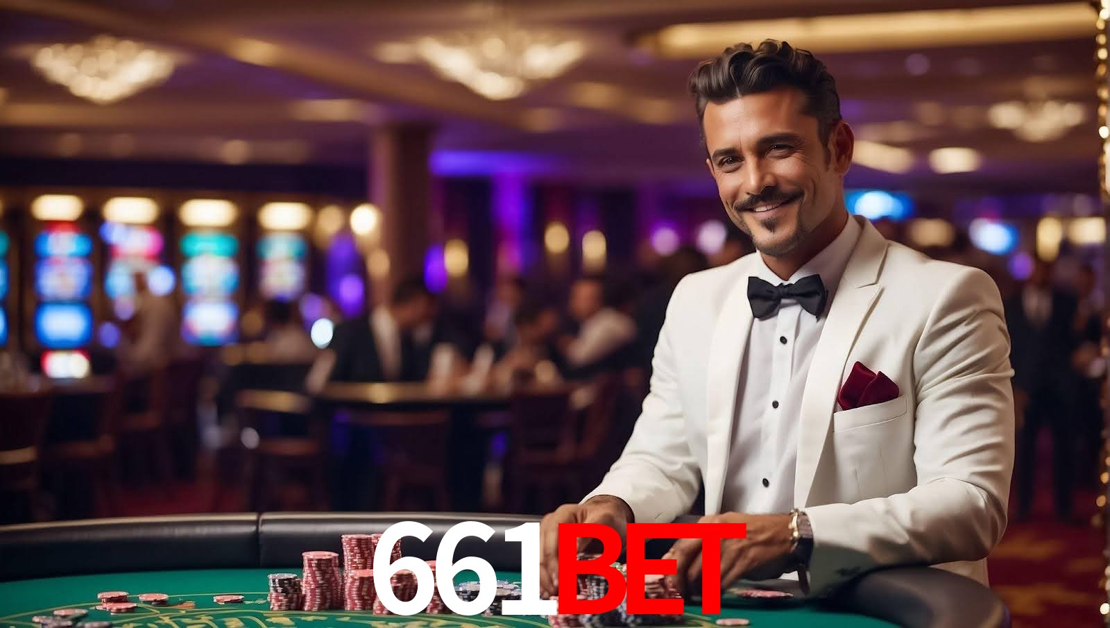 Imagem promocional da 661bet mostrando a plataforma e suas vantagens